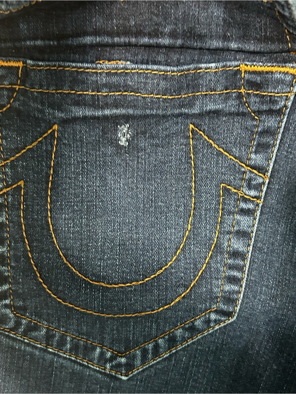 True Religion Ricky Relaxed Straight Jeans Men’s 36 Denim. Flaw See Pics - Picture 11 of 13